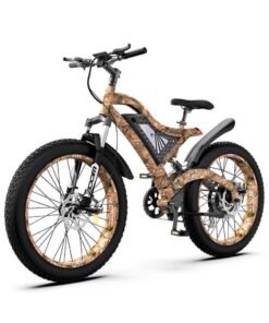 Aostirmotor S18 All Terrain 1500W 48V Full Suspension Mountain Electric Bike – Snakeskin