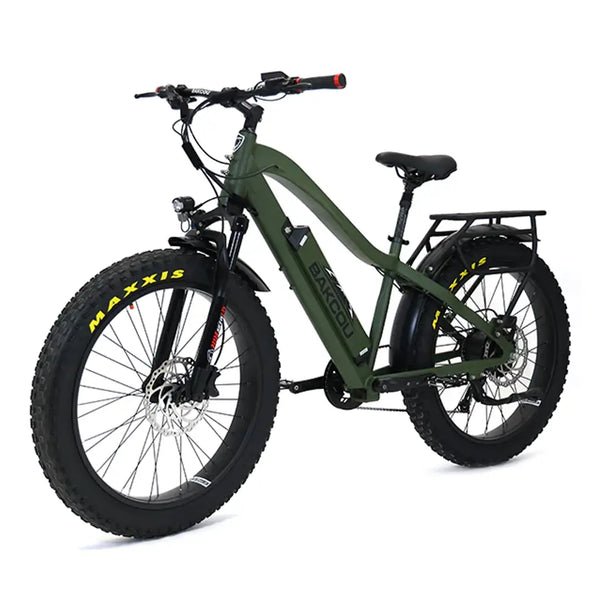 Bakcou Flatlander 750W 48V Fat Tire Electric Hunting Bike - Image 2
