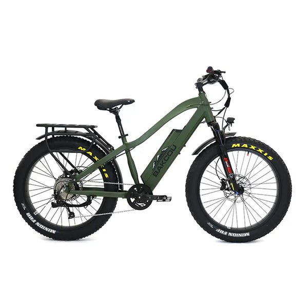 Bakcou Flatlander 750W 48V Fat Tire Electric Hunting Bike - Image 3