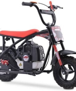 Bandit Kids Gas Mini Bike, 52cc 2-Stroke, Ages 6 and up – Red