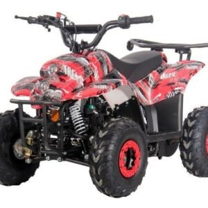 Banter 110cc Kids Mini Sport ATV, Automatic, Parental Remote Control, Kids Ages 4-9 – Red Camo
