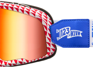 Barstow Goggle Artist Series 123 Klan Mirror Red Lens
