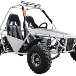 Alternative view of Batman 200 DLX Buggy Go Kart, Electric Start, Automatic with Reverse, 10-inch Alloy Wheels, Ages 16 and up – White