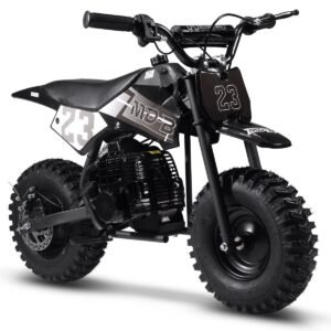 Alternative view of Big Supermoto 50cc 2-Stroke Kids Dirt Bike – Blue