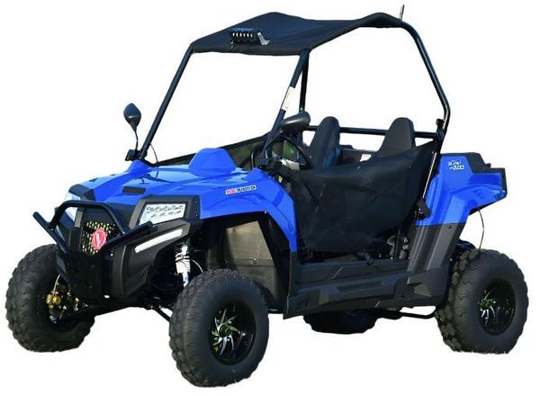 Blade 200U EFI UTV Side-by-Side, Electric Start, Automatic with Reverse, Ages 16 and up – Blue