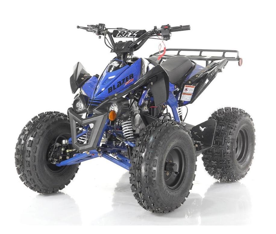 Blazer9 125cc Sport ATV, Auto with Reverse, 8-inch Wheels, Ages 9-12 – Red - Image 2