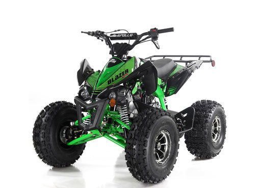 Blazer9 DLX 125cc Sport ATV, Fully-Automatic with Reverse, Deluxe 8 inch Alloy Wheels, Ages 12 and up – Red - Image 3