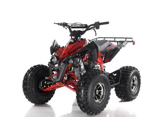 Blazer9 DLX 125cc Sport ATV, Fully-Automatic with Reverse, Deluxe 8 inch Alloy Wheels, Ages 12 and up – Red - Image 4