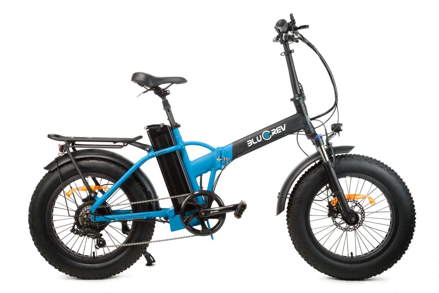 Bluerev Ultra High-Step Folding Fat Tire E-Bike - Image 4
