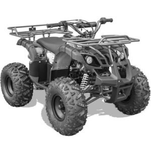 Alternative view of Bull Kids Gas Powered ATV, Electric Start 125cc 4-Stroke, Automatic with Reverse, Ages 12 and up – Black