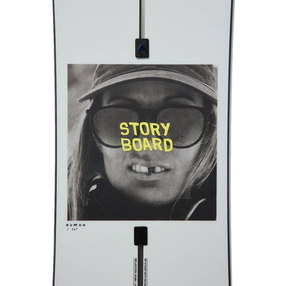 Burton Story Board Snowboard Yellow - Image 4