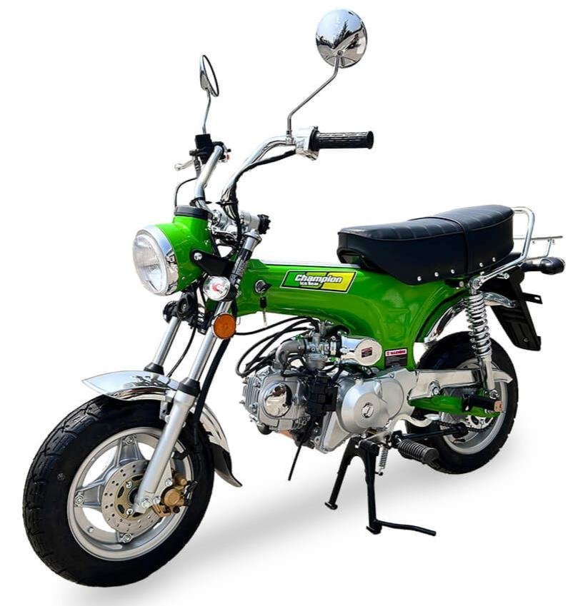 Champion 125cc Retro Motorcycle, 4-speed semi-automatic, 10 inch Wheels, 50 State Legal – Metallic Black - Image 4