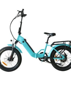 Coastal Cruiser 750W 20×3 48V Fat Tire Step-Thru Folding Electric Bike