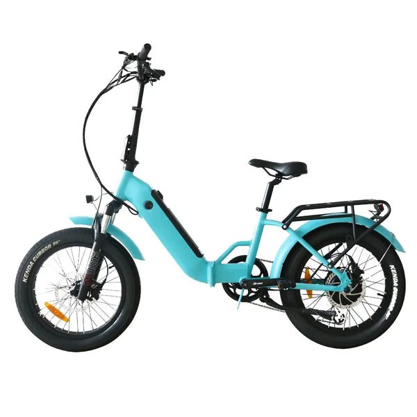 Coastal Cruiser 750W 20×3 48V Fat Tire Step-Thru Folding Electric Bike