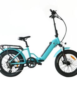 Alternative view of Coastal Cruiser 750W 20×3 48V Fat Tire Step-Thru Folding Electric Bike