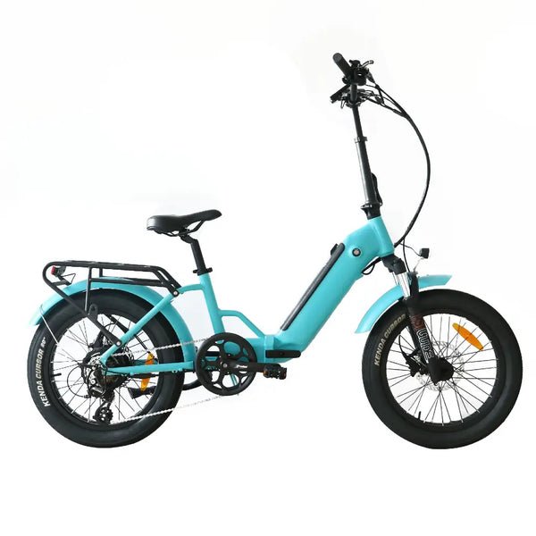 Coastal Cruiser 750W 20×3 48V Fat Tire Step-Thru Folding Electric Bike - Image 2