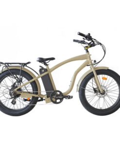 Alternative view of Coastal Cruiser Classic Beach Cruiser 750W 52V 24×3 Step Over Electric Bike