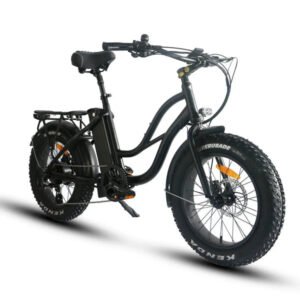 Coastal Cruiser Mini 20×4 750W 52V Fat Tire Step-Thru Beach Cruiser Electric Bike