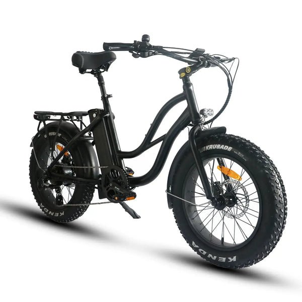 Coastal Cruiser Mini 20×4 750W 52V Fat Tire Step-Thru Beach Cruiser Electric Bike