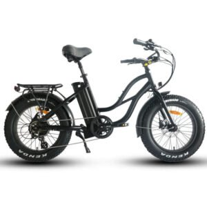 Alternative view of Coastal Cruiser Mini 20×4 750W 52V Fat Tire Step-Thru Beach Cruiser Electric Bike