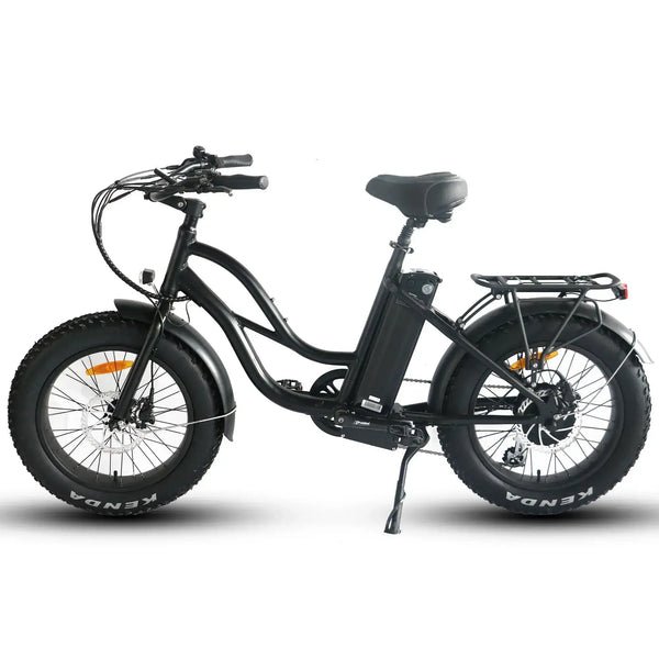 Coastal Cruiser Mini 20×4 750W 52V Fat Tire Step-Thru Beach Cruiser Electric Bike - Image 3
