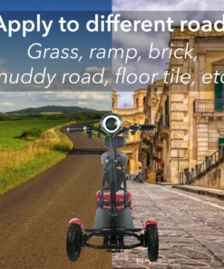 Alternative view of COMFYGO MS 3000 36V/15.6AH 250W FOLDING MOBILITY SCOOTER