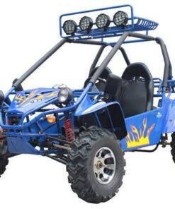 Commander 200 Buggy Go Kart, Electric Start, Automatic with Reverse, Ages 16 and up – Metallic Blue