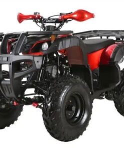 Coolster (3200U) 200cc Utility ATV, Electric Start, Automatic with Reverse, 10-inch Steel Wheels – Red
