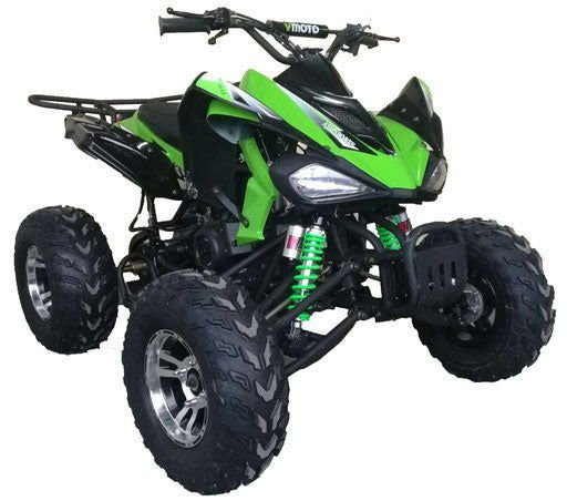 Cougar 200cc Sport ATV, Auto with Reverse, 10-inch Alloy Wheels – Burgundy - Image 2