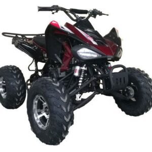 Cougar 200cc Sport ATV, Auto with Reverse, 10-inch Alloy Wheels – Burgundy