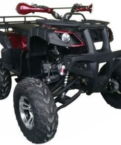 Cougar UT 200cc Utility ATV, Automatic with Reverse, 10-inch Alloy Wheels – Burgundy