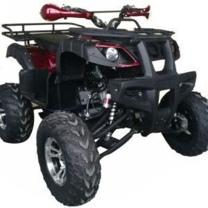 Cougar UT 200cc Utility ATV, Automatic with Reverse, 10-inch Alloy Wheels – Burgundy