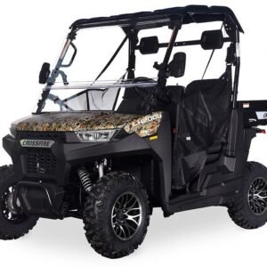 Alternative view of Crossfire LH200 EFI UTV Side-by-Side, Automatic with Reverse, Deluxe Alloy Wheels, Dump Bed, Windshield Included – Camo