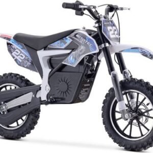 Demon Kids Electric Dirt Bike, Lithium 36v 500w, Ages 6 and up – Blue