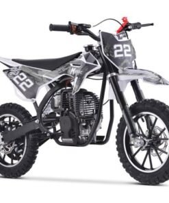 Alternative view of Demon Kids Gas Dirt Bike, 40cc 4-Stroke, Automatic 10/10 inch Wheels, Ages 8 and up – Blue