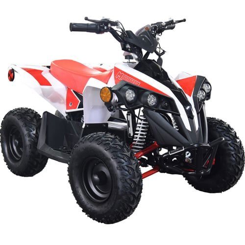 E-Bully Kids Electric ATV, 36v 1000w, Ages 10 and up – White
