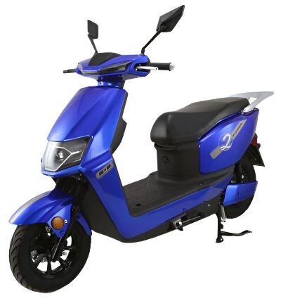 E-Cool Electric Street Scooter, 72v 1200w, 31mph Top Speed, 37-Mile Range – Burgundy - Image 3