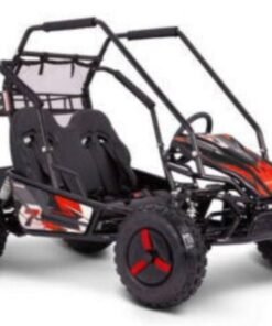 E-Moto Mid-Size Kids Go Kart, 60v 2500w, Automatic with Reverse, Ages 8 and up – Red
