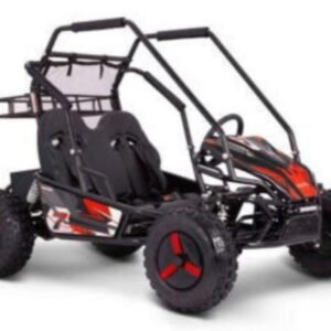 E-Moto Mid-Size Kids Go Kart, 60v 2500w, Automatic with Reverse, Ages 8 and up – Red