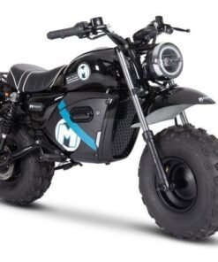 Alternative view of Electric Powered Mini Bike, 60v 1500w Lithium, Hydraulic Disc Brakes, LED Headlight – Black