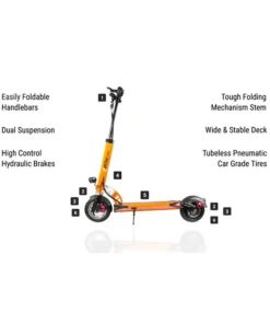 Alternative view of EMOVE Cruiser S 52V Dual Suspension Electric Scooter