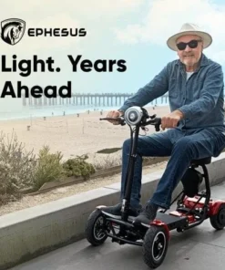 Alternative view of 250W FOLDING 4-WHEEL MOBILITY SCOOTER