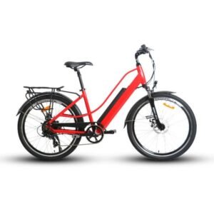 Alternative view of EUNORAU E-TORQUE Step-Through 500W 48V Cruiser Electric Bike