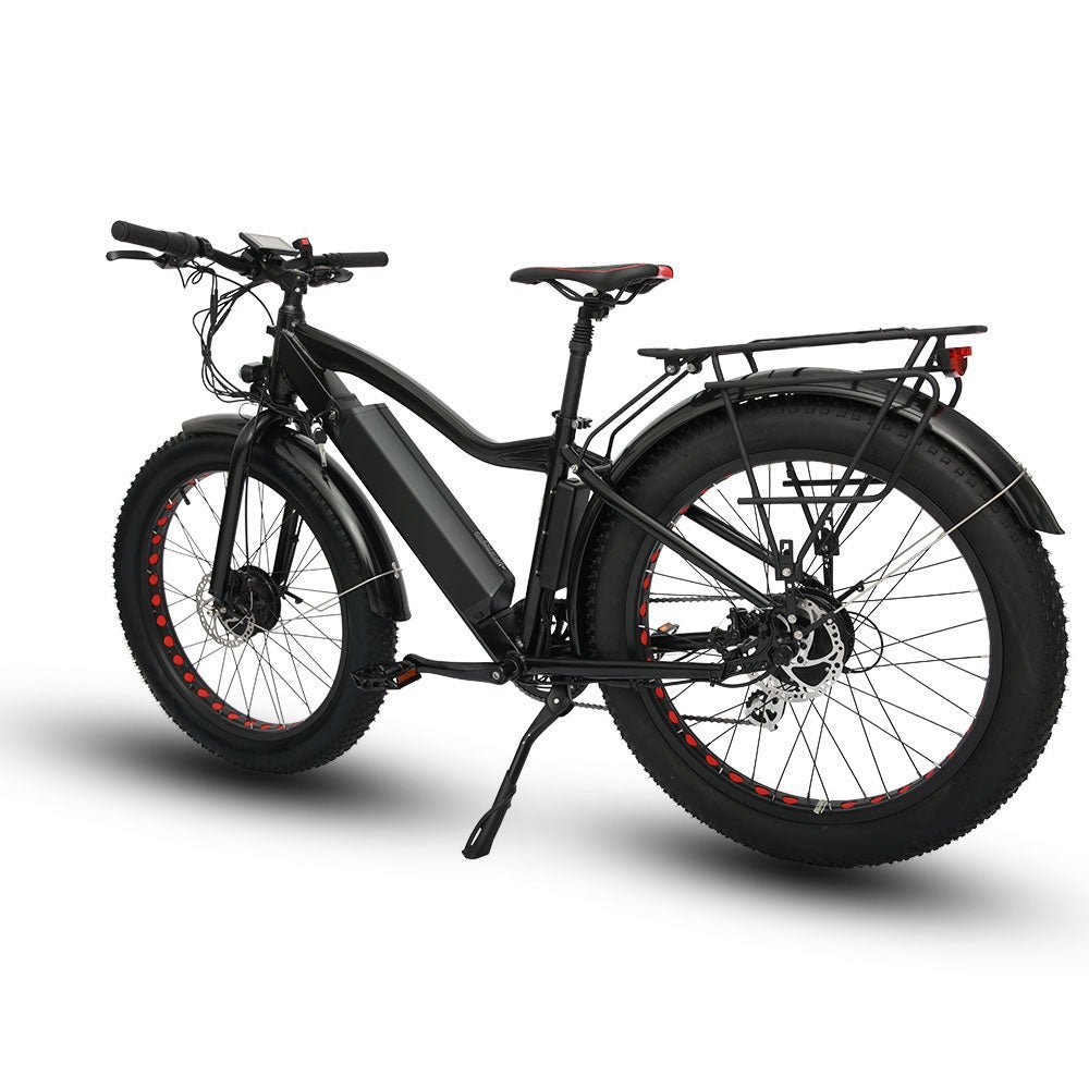 EUNORAU FAT-AWD 48V 15.6Ah/25Ah 600W All Wheel Drive Fat Tire Electric Bike - Image 4