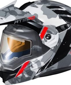 Exo-At950 Cold Weather Helmet Outrigger White/Grey 3x (Elec)