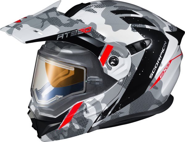 Exo-At950 Cold Weather Helmet Outrigger White/Grey 3x (Elec)