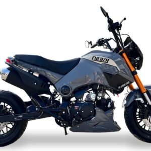 Alternative view of Fuerza 125cc Motorcycle, 4-Speed Manual, Dual Disc Brakes, 12 inch Aluminum Wheels, 50 State Legal – Metallic Blue