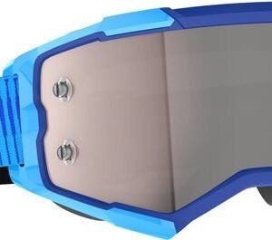 Fury Goggle Blue/Black Silver Chrome Works