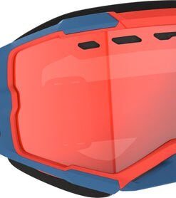 Fury Snowcross Ls Goggle Drk Blu/Neon Red Red Chrome