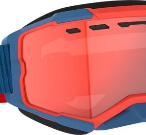 Fury Snowcross Ls Goggle Drk Blu/Neon Red Red Chrome